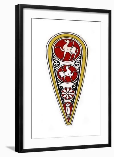 Shield, 12th Century-Henry Shaw-Framed Giclee Print