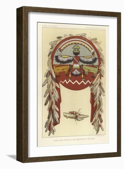 Shield and Fetich of the Priesthood of the Bow-null-Framed Giclee Print