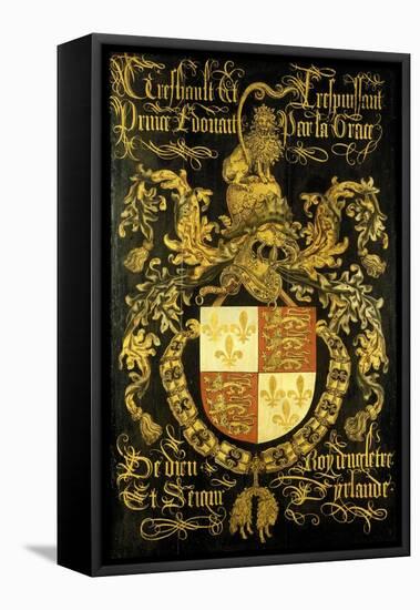 Shield of Edward Iv, King of England, in His Capacity as Knight of the Order of the Golden Fleece-Pierre Coustain-Framed Stretched Canvas