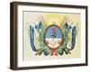 Shield of the Confederation of Argentina-null-Framed Giclee Print