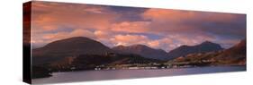 Shieldaig Village and Loch Torridor Mts Highlands Scotland-null-Stretched Canvas