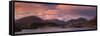 Shieldaig Village and Loch Torridor Mts Highlands Scotland-null-Framed Stretched Canvas