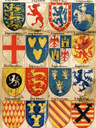 https://imgc.allpostersimages.com/img/posters/shields-with-arms-of-mostly-mythical-sovereigns-made-by-an-english-painter-1400s_u-L-Q1HZ34E0.jpg?artPerspective=n