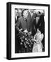 Shigeru Yoshida Arrives at the San Francisco Peace Treaty, USA, April 1952-null-Framed Giclee Print