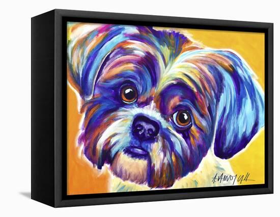 Shih Tzu - Lacey-Dawgart-Framed Stretched Canvas