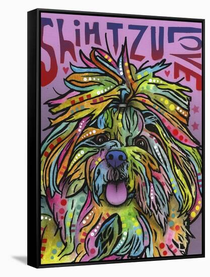 Shih Tzu Luv-Dean Russo-Framed Stretched Canvas