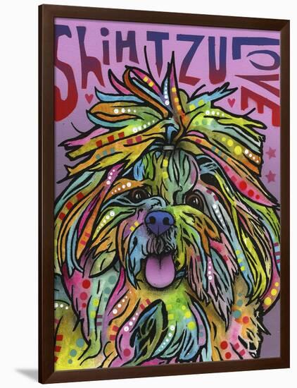 Shih Tzu Luv-Dean Russo-Framed Giclee Print