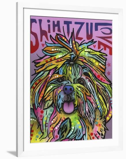 Shih Tzu Luv-Dean Russo-Framed Giclee Print