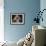 Shih Tzu with Blue Bow-Jai Johnson-Framed Giclee Print displayed on a wall