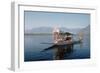 Shikara (Traditional Wooden Boat) on Dal Lake, Srinagar, Kashmir, India-Vivienne Sharp-Framed Photographic Print