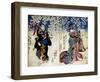 Shiki No Nagame Maru-Ni-I No Toshi, Toshi Actor, Scene from the Four Seasons, 1839-Utagawa Kunisada-Framed Giclee Print