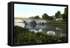 Shillingford Bridge, 20th Century-null-Framed Stretched Canvas