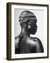 Shilluk Tribe Girl Wearing Decorative Beaded Head Gear in Sudd Region of the Upper Nile, Sudan-Eliot Elisofon-Framed Photographic Print