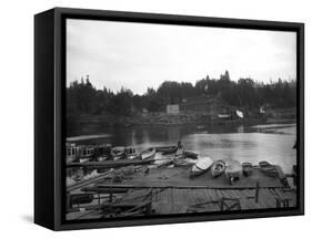 Shilshole Bay, Seattle, 1912-Ashael Curtis-Framed Stretched Canvas
