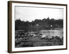 Shilshole Bay, Seattle, 1912-Ashael Curtis-Framed Giclee Print