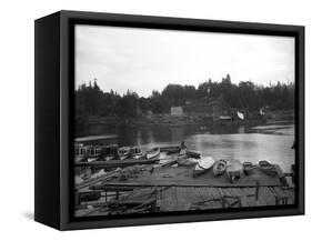 Shilshole Bay, Seattle, 1912-Ashael Curtis-Framed Stretched Canvas