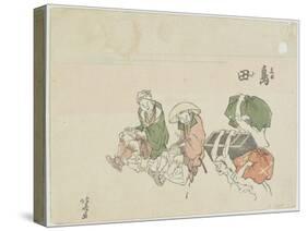 Shimada, 1799-1802-Katsushika Hokusai-Stretched Canvas