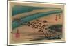 Shimada-Utagawa Hiroshige-Mounted Giclee Print