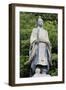 Shimadzu Tadoyoshi Statue, Tanshoen Garden, Kagoshima City, Kyushu Island, Japan, Asia-Richard Cummins-Framed Photographic Print