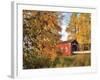 Shimanek Covered Bridge in Morning Light in Lane County, Oregon, USA-Jaynes Gallery-Framed Photographic Print