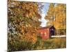 Shimanek Covered Bridge in Morning Light in Lane County, Oregon, USA-Jaynes Gallery-Mounted Photographic Print