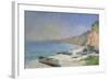 Shimmering Beach, Budleigh Salterton-Trevor Chamberlain-Framed Giclee Print