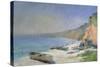 Shimmering Beach, Budleigh Salterton-Trevor Chamberlain-Stretched Canvas
