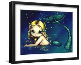 Shimmering Mermaid-Jasmine Becket-Griffith-Framed Art Print