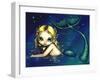 Shimmering Mermaid-Jasmine Becket-Griffith-Framed Art Print