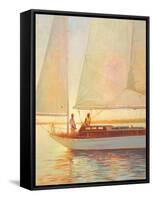 Shimmering Moment-Brent Lynch-Framed Stretched Canvas