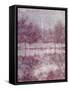 Shimmering Plum Landscape 1-Jill Schultz McGannon-Framed Stretched Canvas