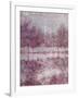 Shimmering Plum Landscape 1-Jill Schultz McGannon-Framed Art Print