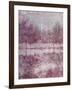 Shimmering Plum Landscape 1-Jill Schultz McGannon-Framed Art Print