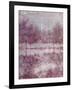 Shimmering Plum Landscape 1-Jill Schultz McGannon-Framed Art Print