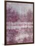 Shimmering Plum Landscape 1-Jill Schultz McGannon-Framed Art Print