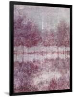 Shimmering Plum Landscape 1-Jill Schultz McGannon-Framed Art Print