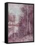 Shimmering Plum Landscape 2-Jill Schultz McGannon-Framed Stretched Canvas