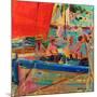 Shimmering Sea, Saint-Tropez-Peter Graham-Mounted Giclee Print