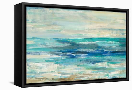 Shimmering Sea-Silvia Vassileva-Framed Stretched Canvas