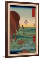 Shimosa Koganehara-Utagawa Hiroshige-Framed Premium Giclee Print