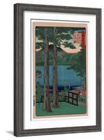 Shimotsuke Chuzenji Kosui-Utagawa Hiroshige-Framed Giclee Print