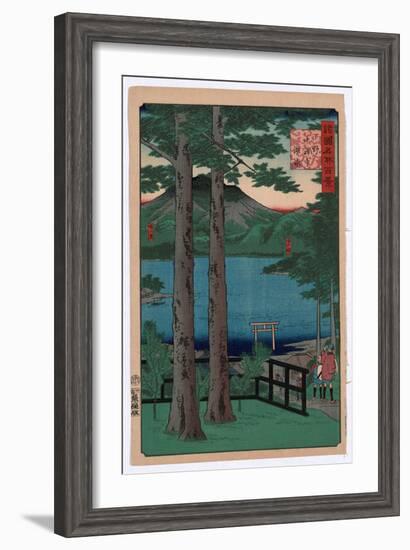 Shimotsuke Chuzenji Kosui-Utagawa Hiroshige-Framed Giclee Print