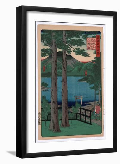 Shimotsuke Chuzenji Kosui-Utagawa Hiroshige-Framed Giclee Print