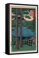 Shimotsuke Chuzenji Kosui-Utagawa Hiroshige-Framed Stretched Canvas