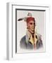 Shin-Ga-Ba W"Ossin or "Image Stone," a Chippeway Chief-James Otto Lewis-Framed Giclee Print