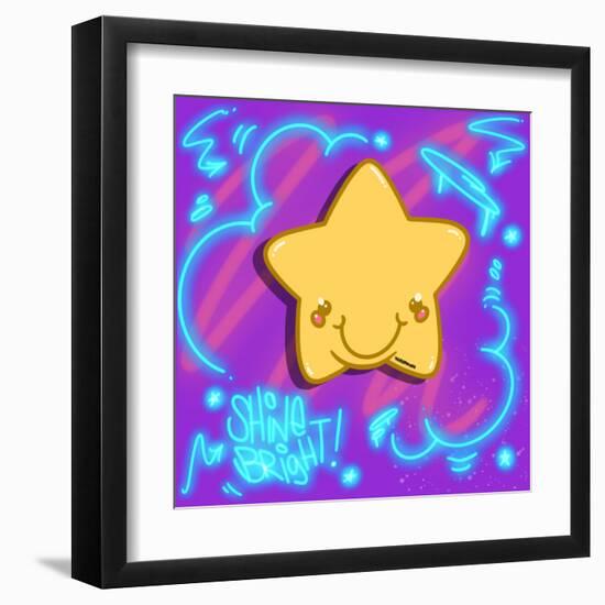 Shine Bright Star-Andrea Buenfil-Framed Art Print