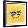 Shine Bright-Marcus Prime-Framed Art Print