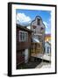 Shingle House in Castro, Chiloe, Chile, South America-Michael Runkel-Framed Photographic Print