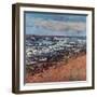 Shingle Shoreline, 2021 (oil on canvas)-Sylvia Paul-Framed Giclee Print