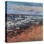 Shingle Shoreline, 2021 (oil on canvas)-Sylvia Paul-Stretched Canvas